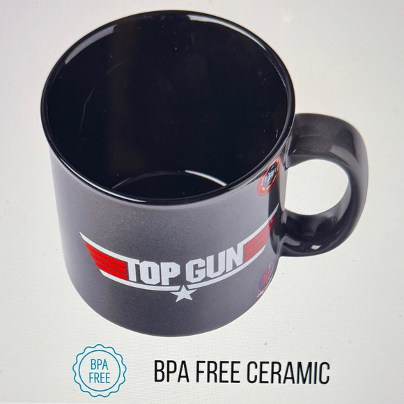 Top Gun Maverick 20 Ounce Ceramic Drinking Mug NWT - Picture 6 of 11